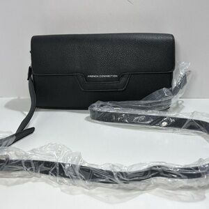 French connection shoulder‎ kitty pebble bag